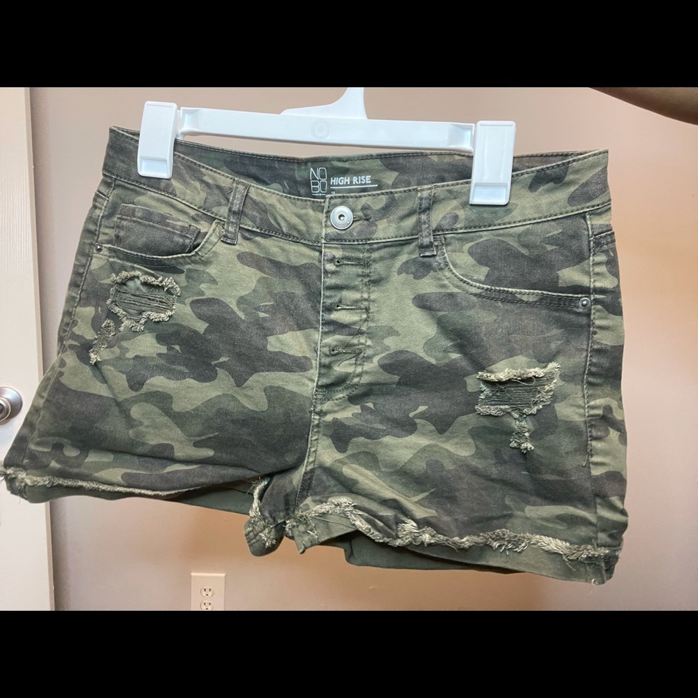 Army high waisted shorts